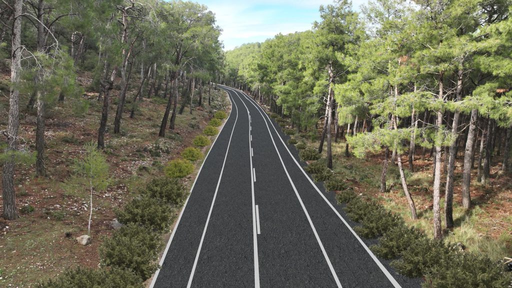 Fethiye - Ölüdeniz road undergoing renovation