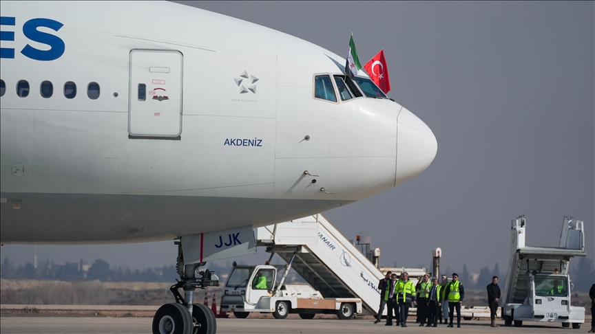 Turkish Airlines flight lands in Syria after 13-year hiatus