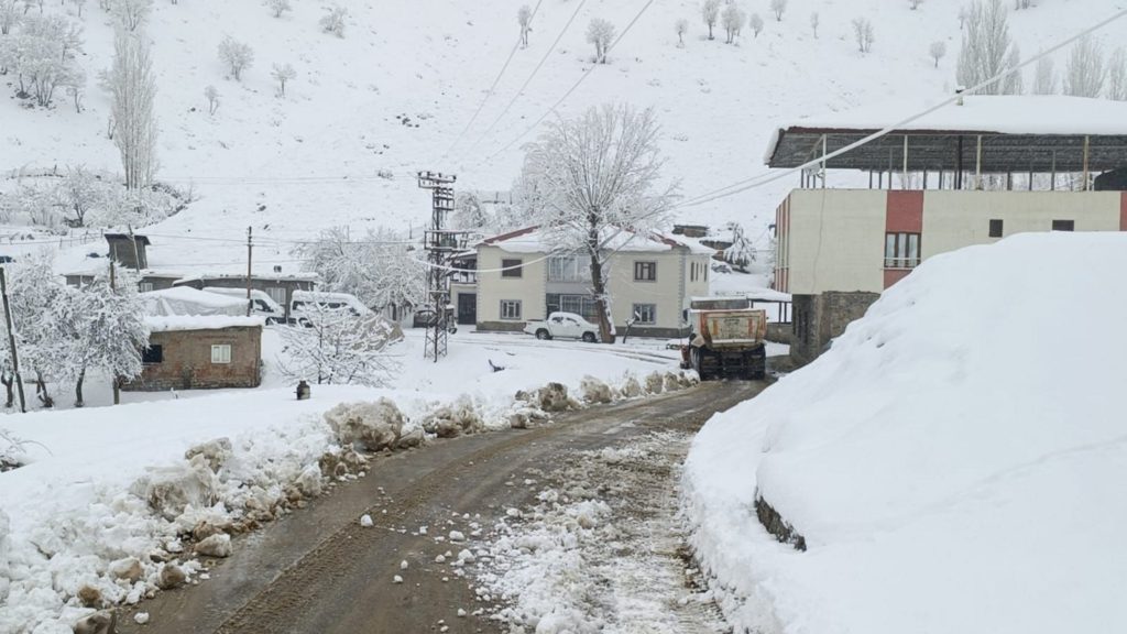 Severe Snowfall Disrupts Transportation Across Eastern Türkiye