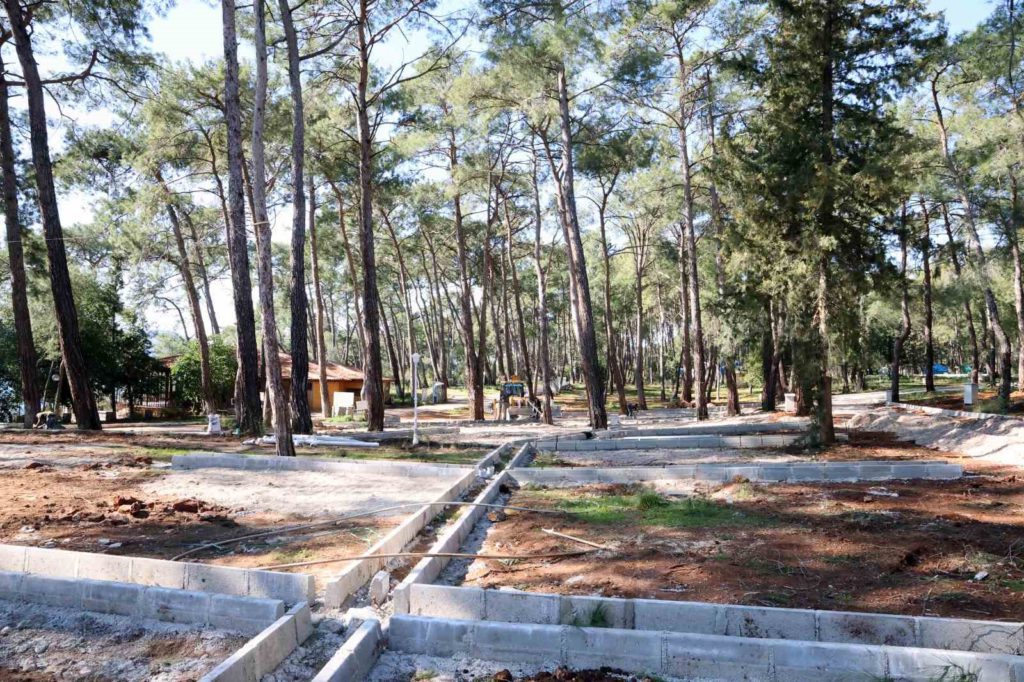 Gökova Accommodation Forest Park Undergoes Major Upgrades