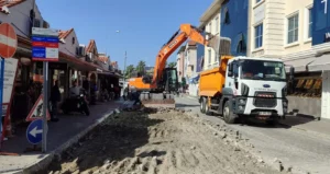 Road and Infrastructure Works Begin Around Fethiye Fish Market