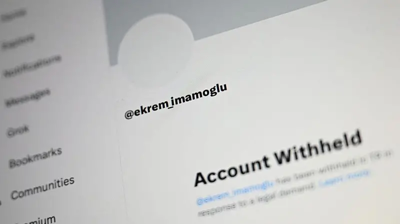 Turkey moves to silence jailed Erdoğan rival by blocking account on X