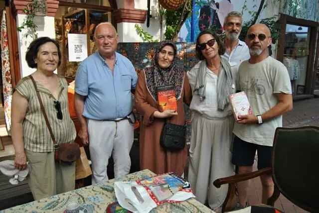 English Author Louis de Bernières Holds Book Signing and Interview in Fethiye