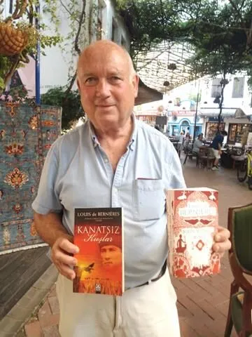 English Author Louis de Bernières Holds Book Signing and Interview in Fethiye