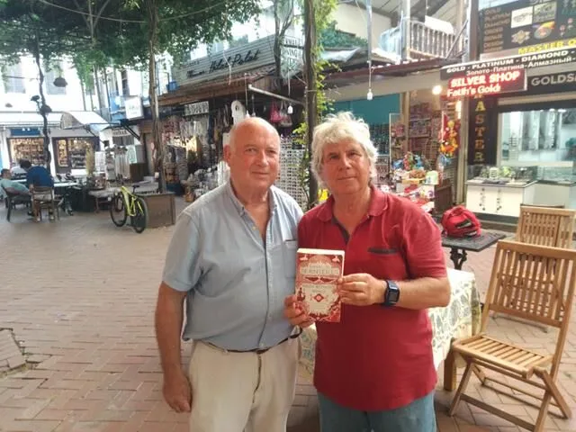 English Author Louis de Bernières Holds Book Signing and Interview in Fethiye