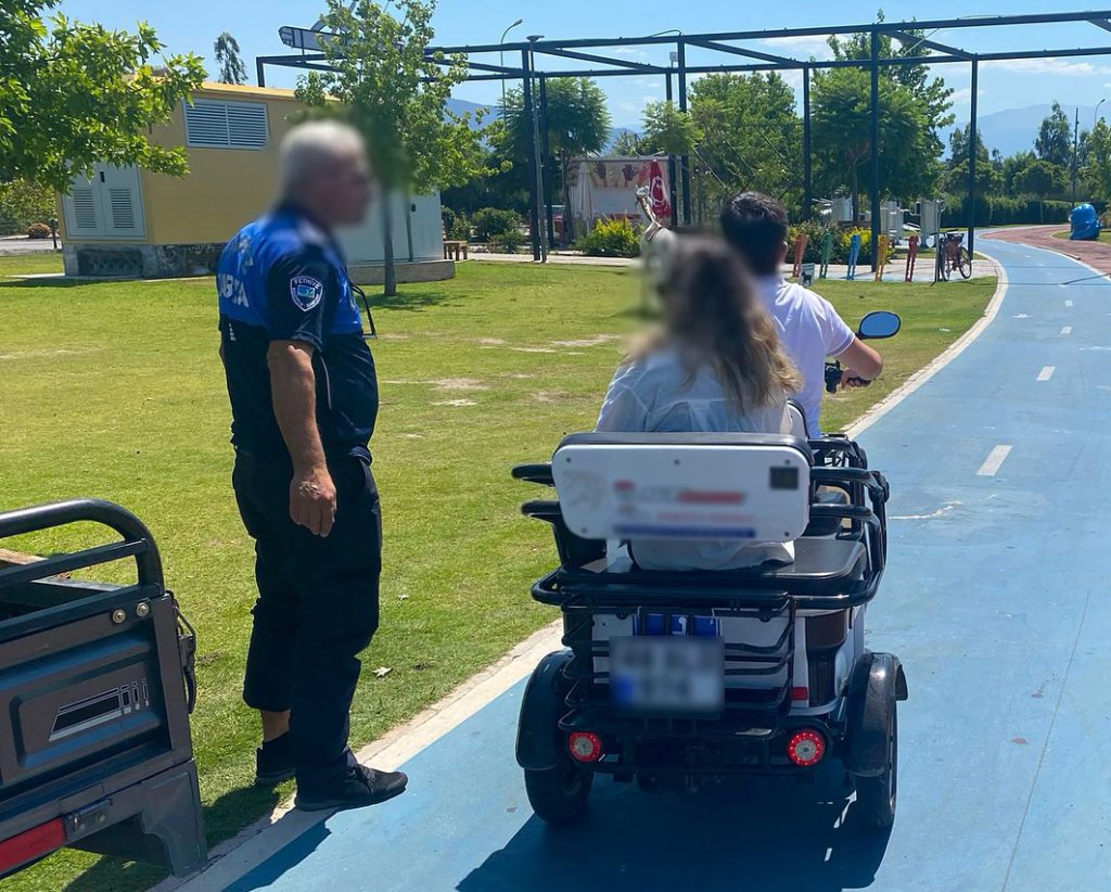 Enforcement Continues on Scooter and Motor Vehicle Violations in Şehit Fethi Bey Park
