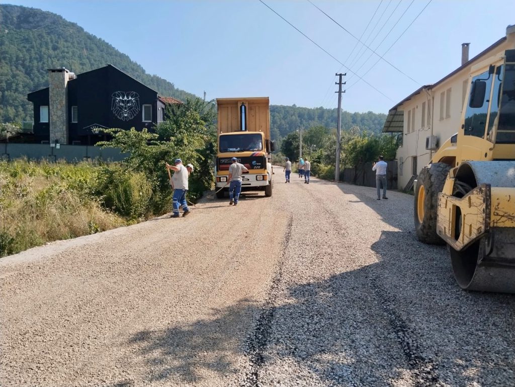 Road Construction Works Progressing Rapidly Across Fethiye Neighbourhoods