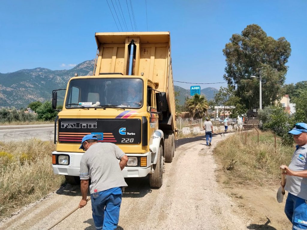 Road Construction Works Progressing Rapidly Across Fethiye Neighbourhoods