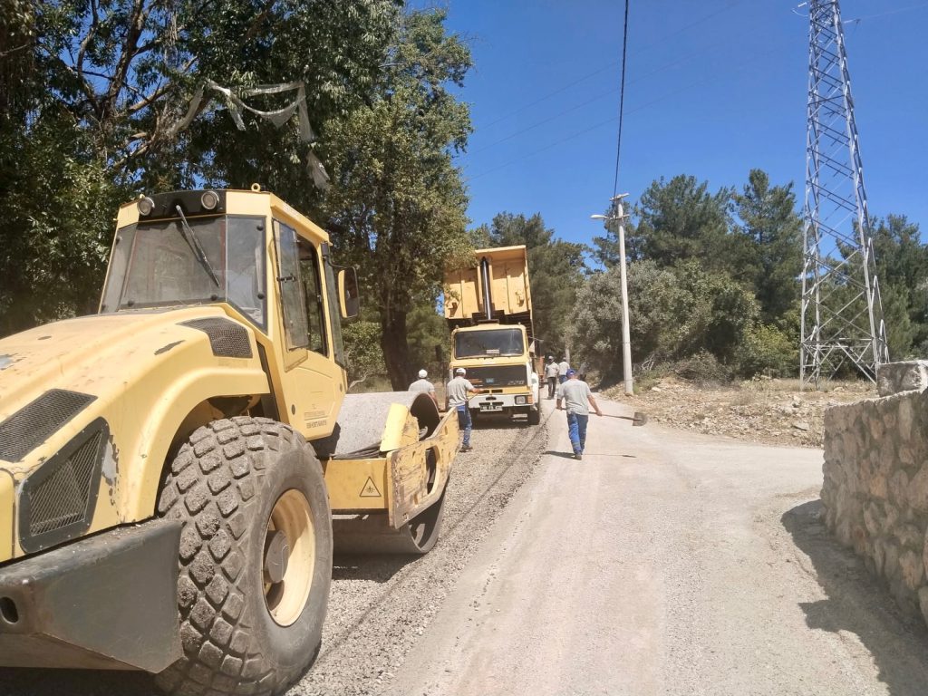 Road Construction Works Progressing Rapidly Across Fethiye Neighbourhoods