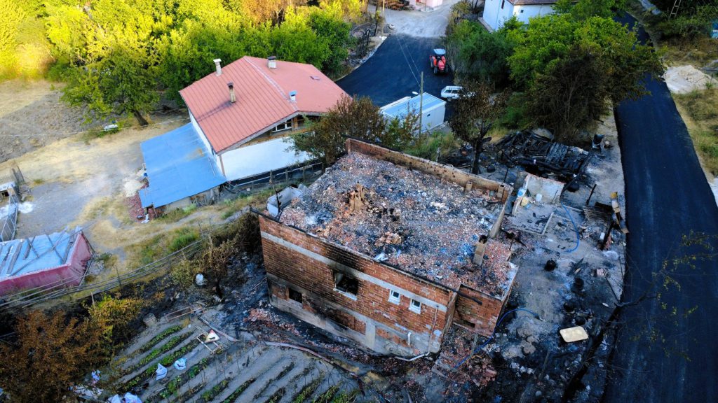 Forest Fires Damage Over 400 Homes Across Turkey Since June, Aid Distributed