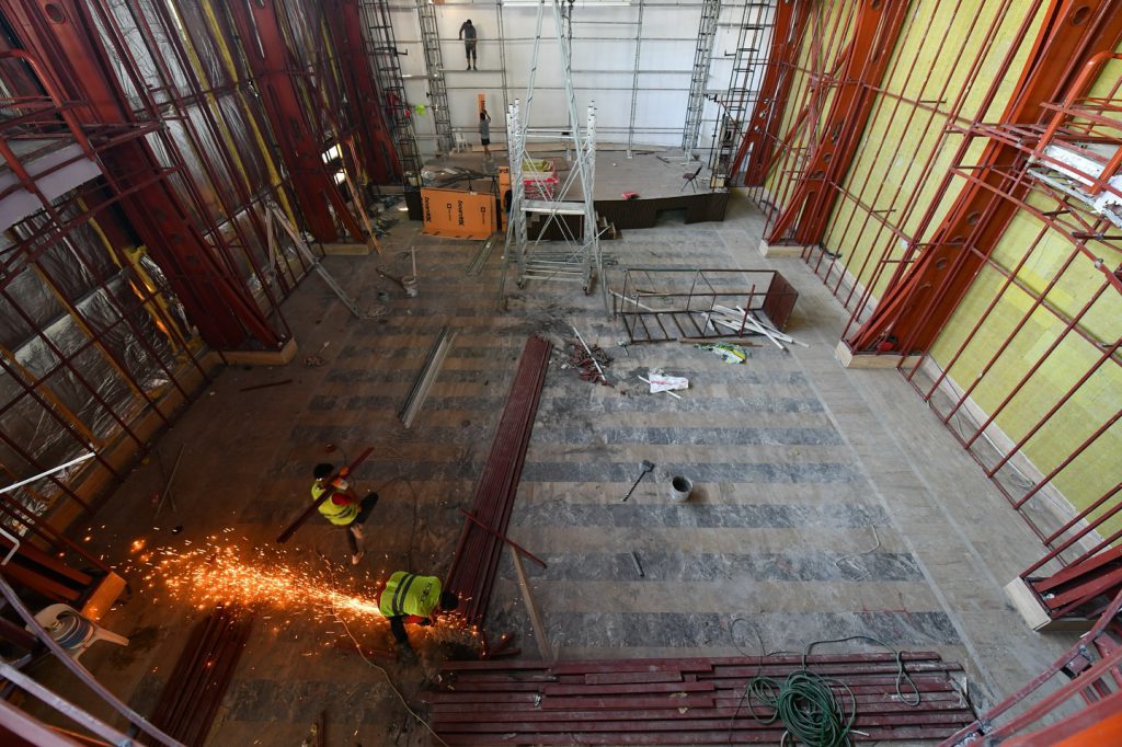 Renovation Work Progresses at the Özer Olgun Cultural Center