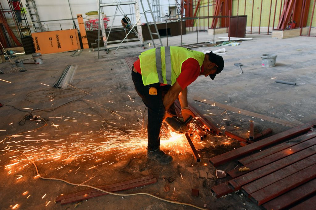 Renovation Work Progresses at the Özer Olgun Cultural Center