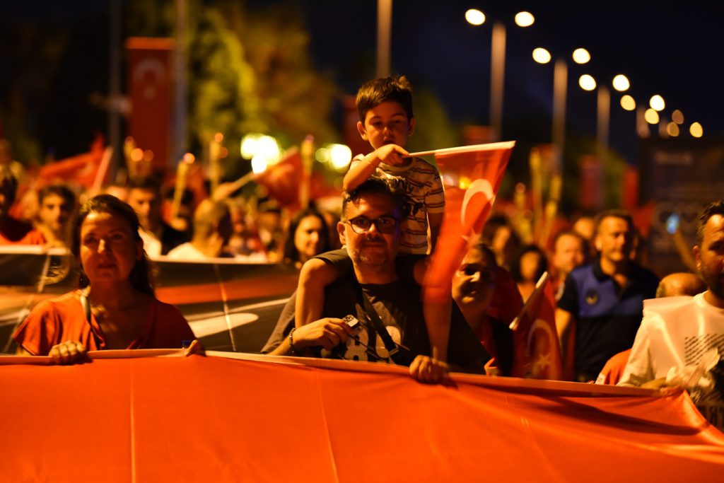 Celebrating Victory Day in Fethiye