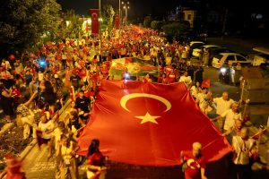 Celebrating Victory Day in Fethiye