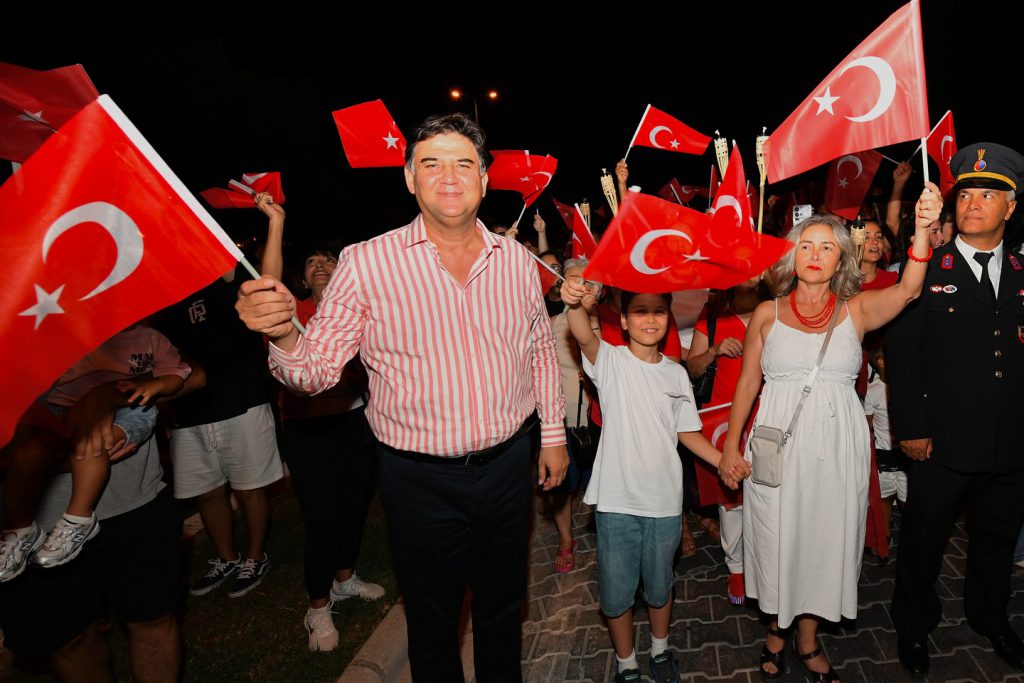 Celebrating Victory Day in Fethiye