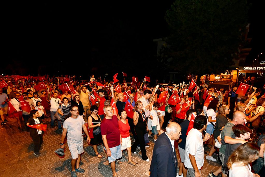 Celebrating Victory Day in Fethiye