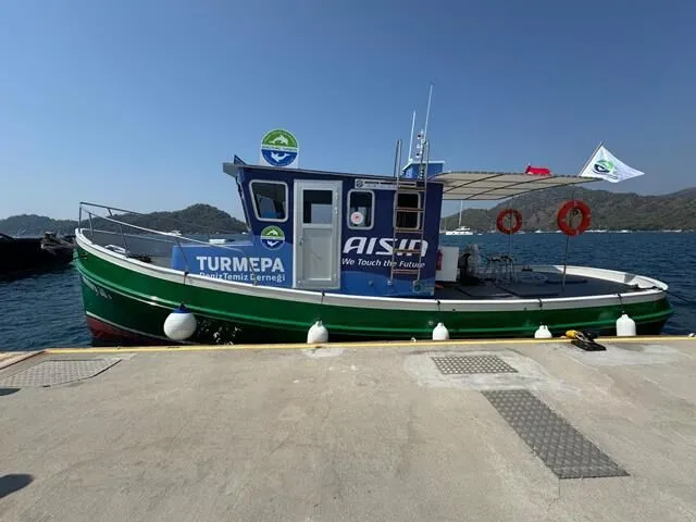 TURMEPA and AISIN Launch Waste Collection Boat to Protect Göcek Bay