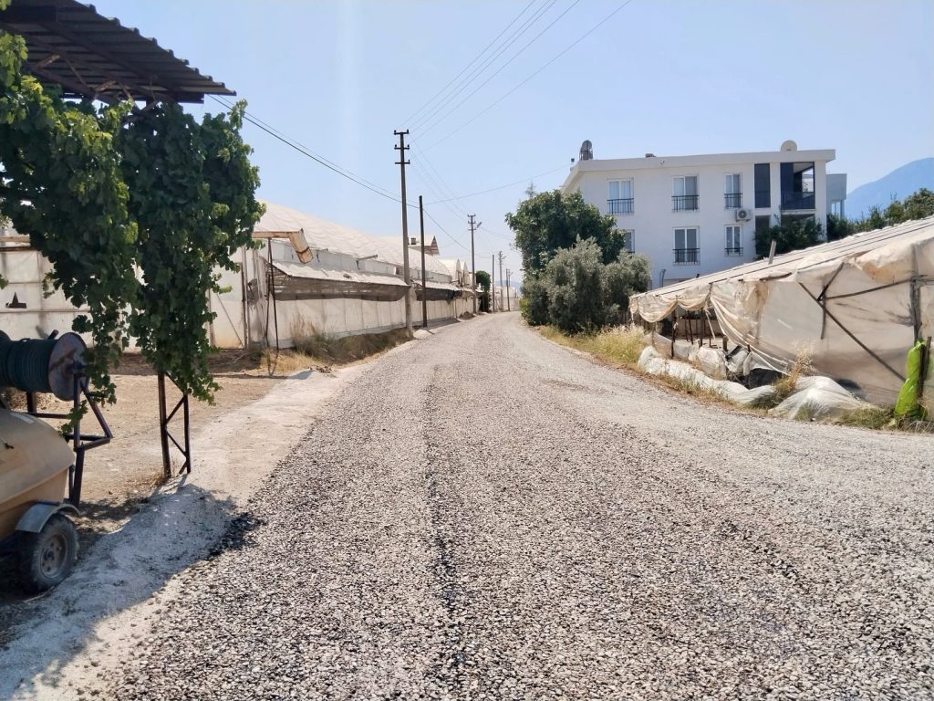 Road Works Continue Uninterrupted in Fethiye