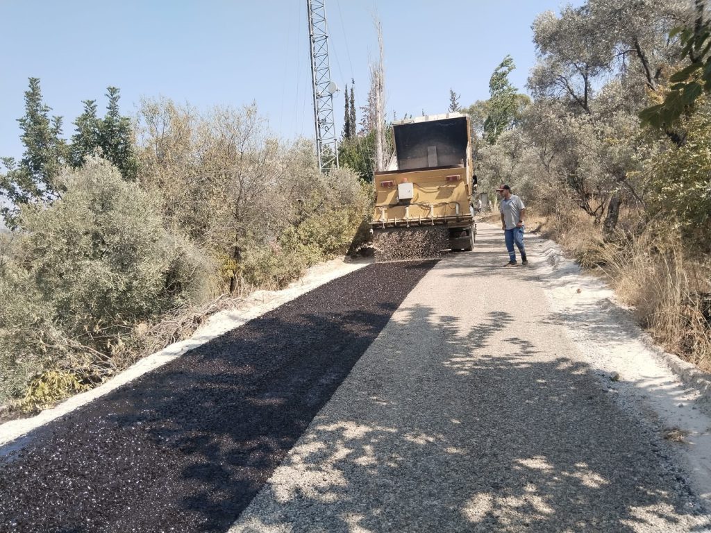 Road Works Continue Uninterrupted in Fethiye