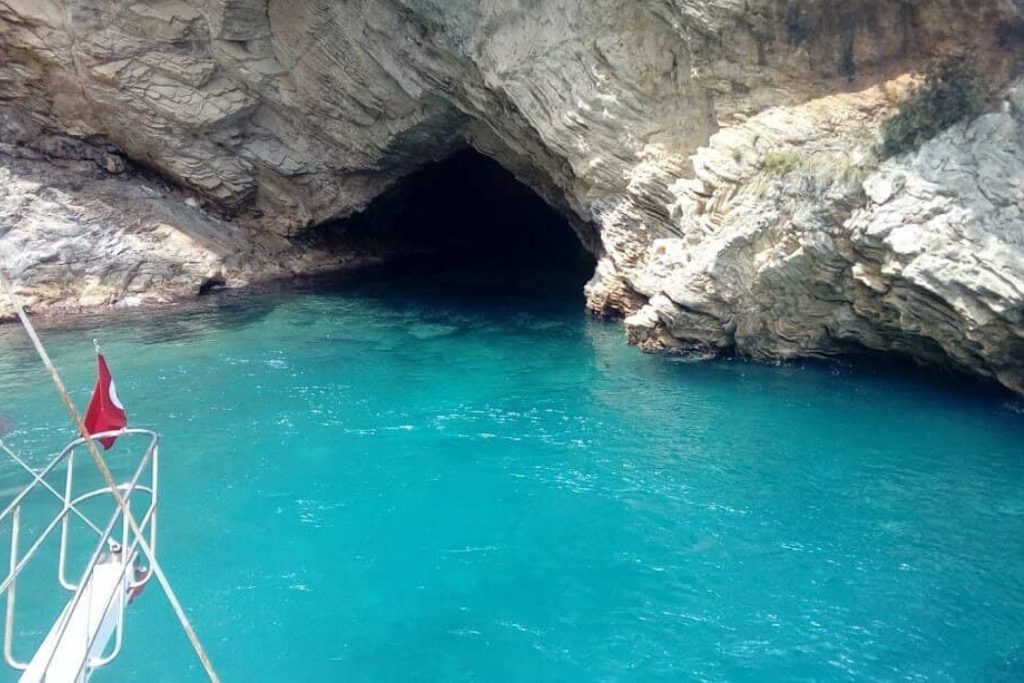 Blue Cave, a Natural Beauty in Fethiye, Draws Local and International Tourists