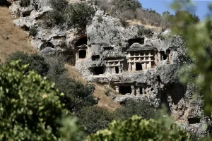 Restoration Work Underway on Stadium and Shops of Ancient City of Tlos