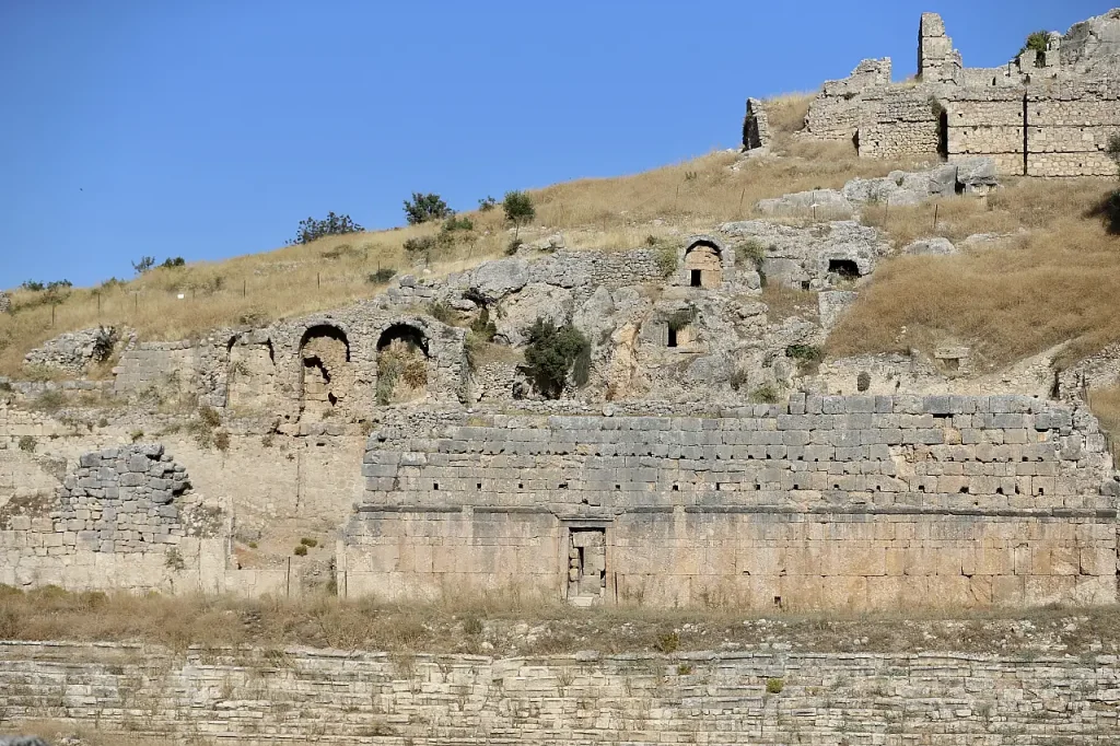 Restoration Work Underway on Stadium and Shops of Ancient City of Tlos