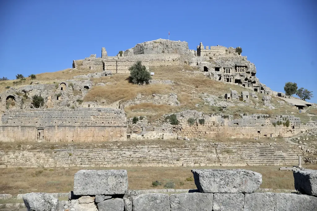 Restoration Work Underway on Stadium and Shops of Ancient City of Tlos