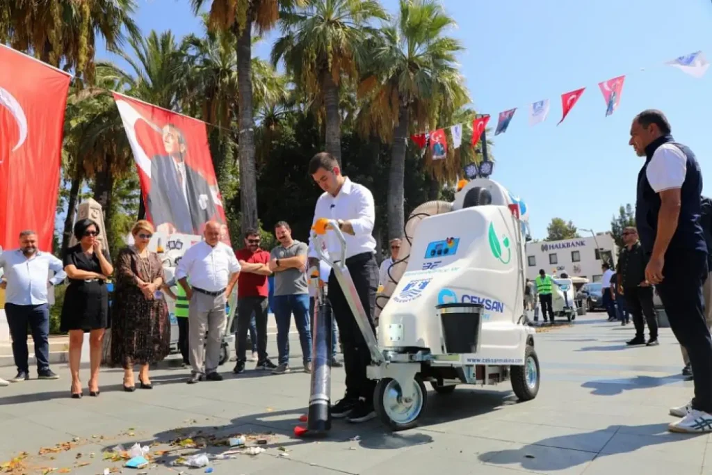 New Generation Environmentally Friendly Electric Street Sweepers Begin Operations in Bodrum