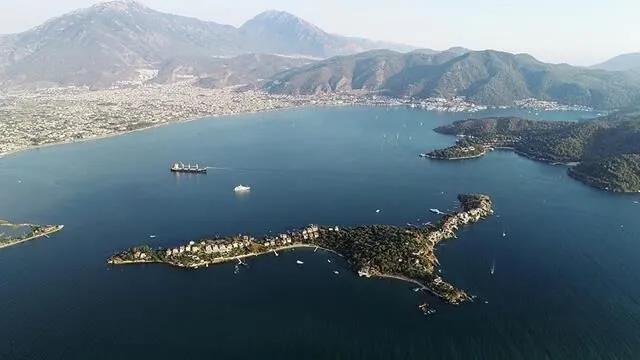 Şövalye Island a Major Barrier Against Potential Tsunami in Fethiye