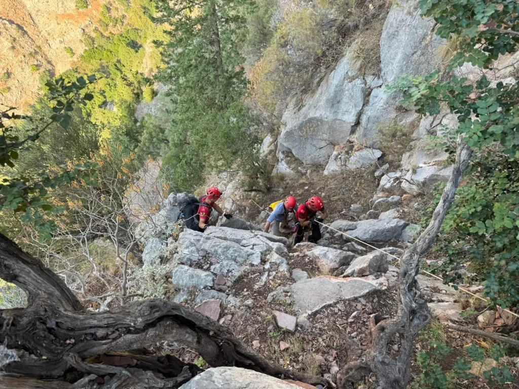 German Tourist Trapped on Cliffs Rescued by JAK Team