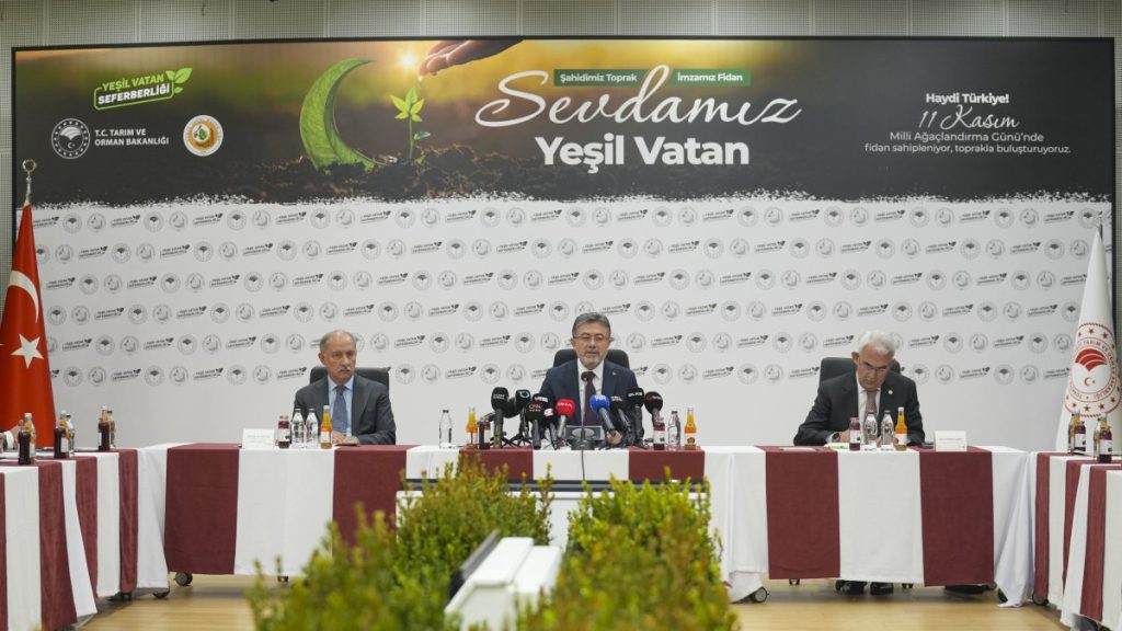 Turkey Launches Massive Green Homeland Mobilization Ahead of National Forestation Day