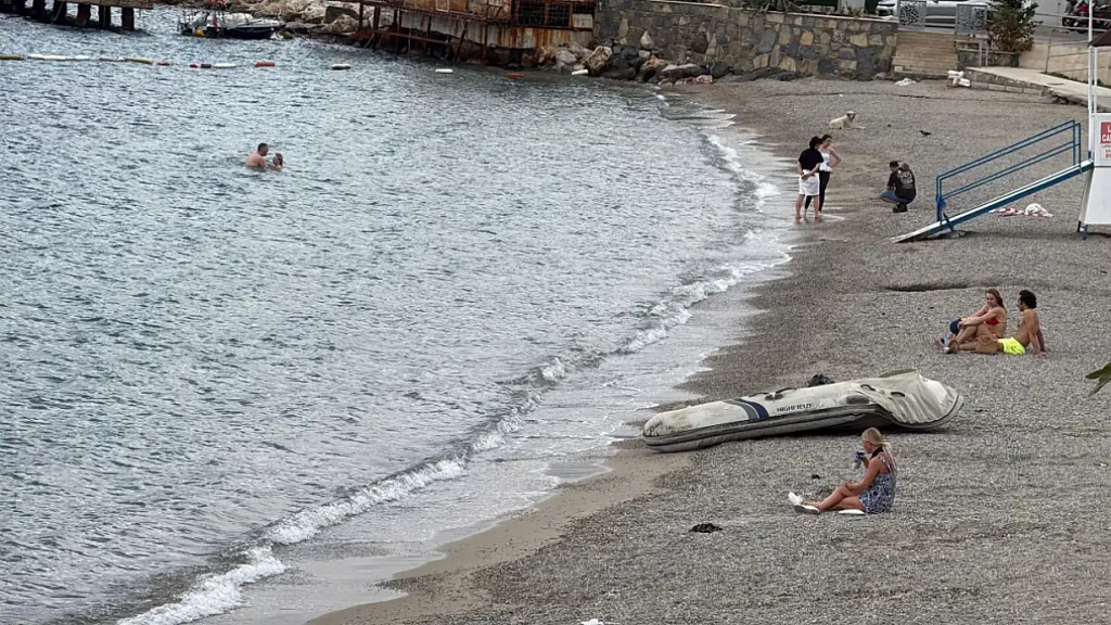 Two Scenes in Bodrum on the Same Day: Floods and Seaside Fun