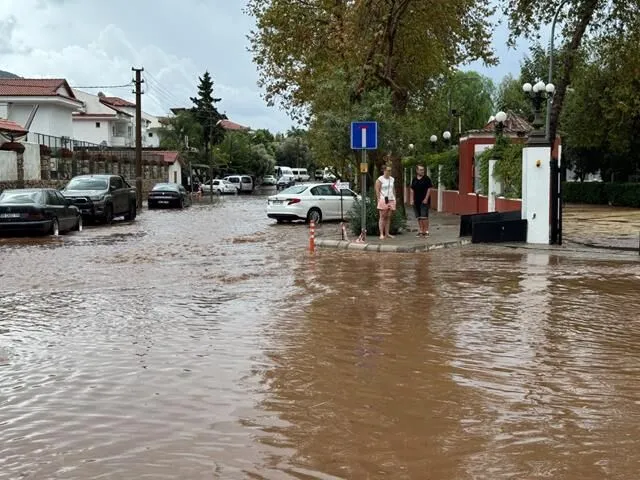 Torrential Rain Paralyses Fethiye