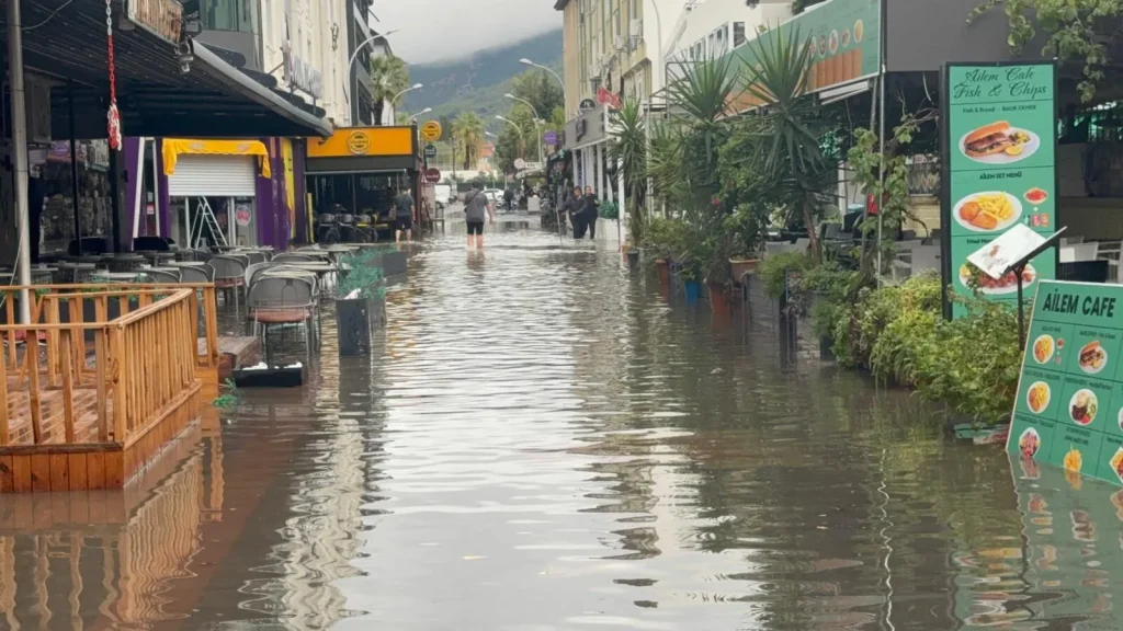 Fethiye Receives 223 Kilograms of Rainfall per Square Meter in 5 Days