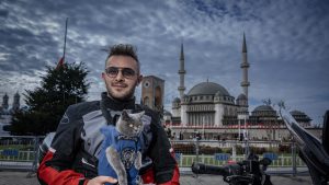 Fethiye’s Famous Motorcycle Cat Gofret Charms Istanbul with Colorful Adventures