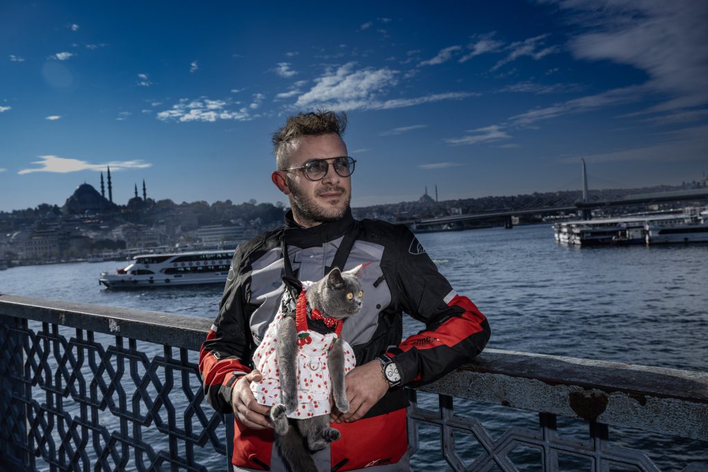 Fethiye’s Famous Motorcycle Cat Gofret Charms Istanbul with Colorful Adventures