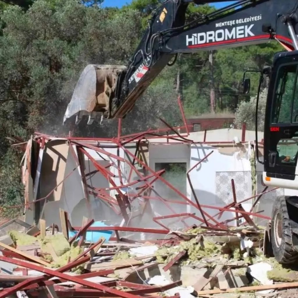 Record Demolition Plan Begins in Muğla!