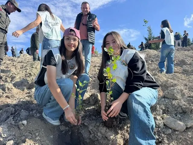 Seedlings Planted on National Afforestation Day in Seydikemer