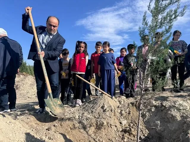 Seedlings Planted on National Afforestation Day in Seydikemer