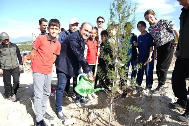 Seedlings Planted on National Afforestation Day in Seydikemer