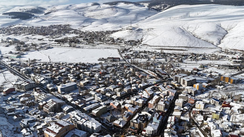 Harsh winter conditions affect daily life in Turkey's Kars