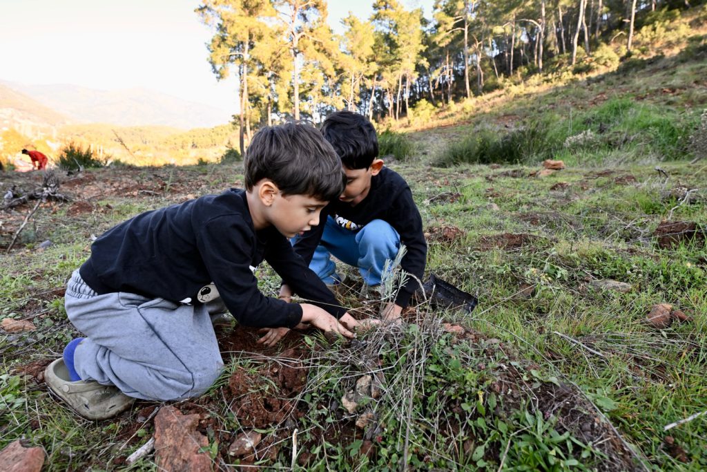 Tree Planting Campaign Unites Community in İnlice to Support a Greener Fethiye