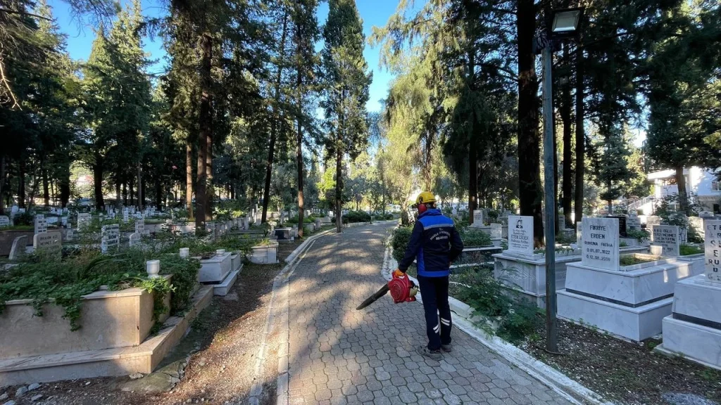 Comprehensive Maintenance and Upgrades Continue in Cemeteries Across Muğla