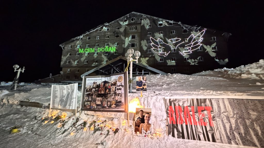 Memorial Held for 78 Victims of Kartalkaya Hotel Fire as Families Gather on First Anniversary of Tragedy