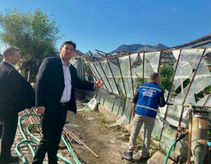 Fethiye Mayor Pledges Support for Farmers After Kumluova Tornado