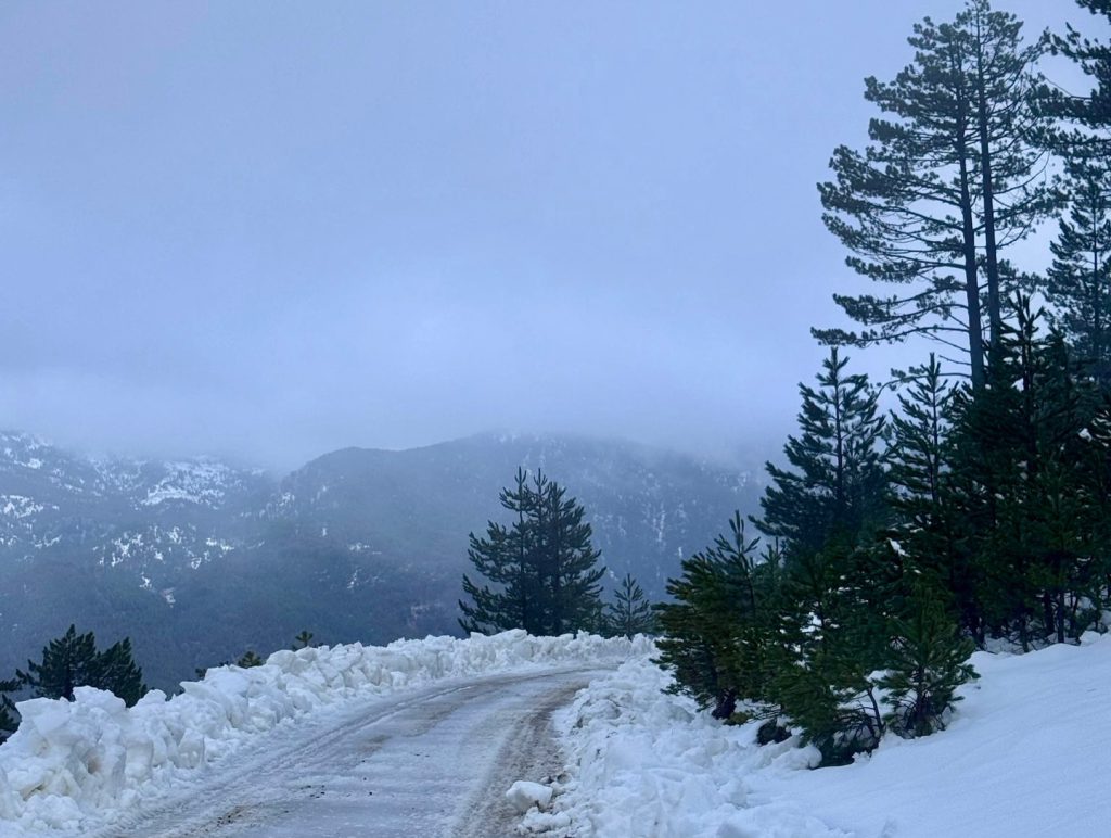 Fethiye Municipality Teams Carry Out Snow Clearance in High-Altitude Neighbourhoods