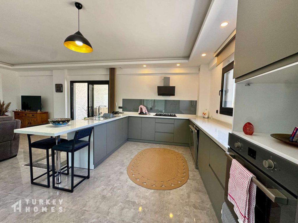 Turkey Homes: Modern Key-Ready Bungalow in Seydikemer With Private Pool £199,000