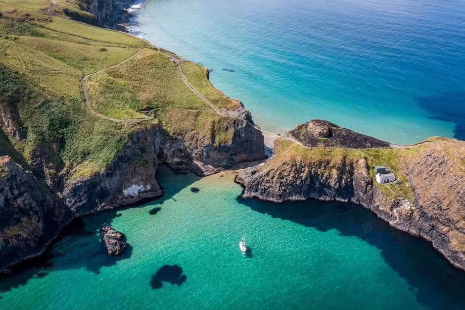 Ballintoy in Northern Ireland is known for its stunning coastal views.