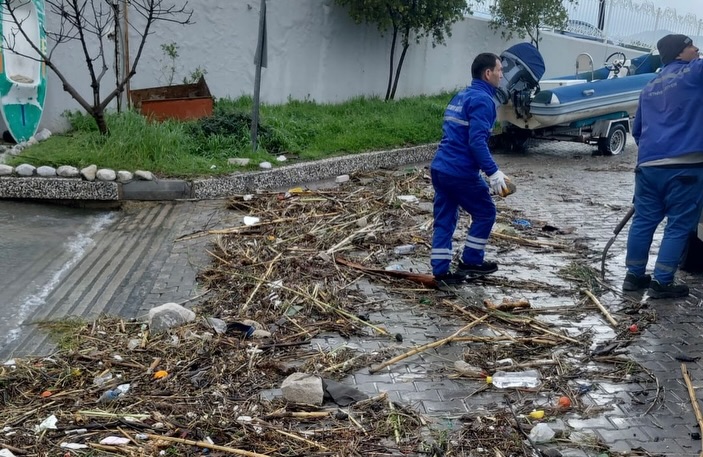 Fethiye Municipality Teams Mobilised After Severe Storm