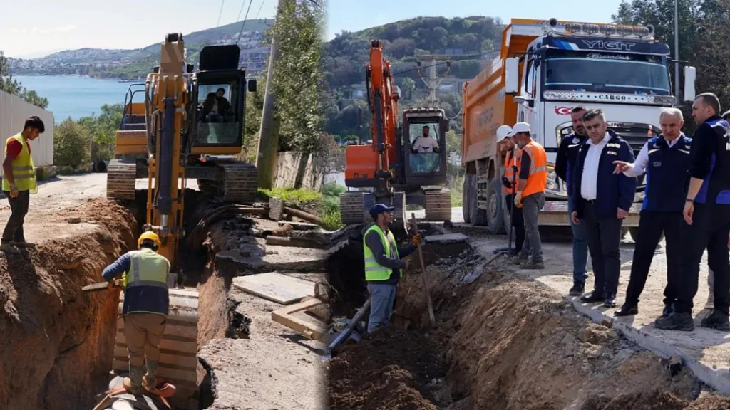 Renovation Work Continues on Bodrum’s Water Supply Lines